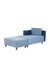 neudot Hailey Fabric Chaise Lounger RHS in Mirage Blue Colour