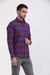 Albion Mens Primume Blue Casual Shirt