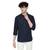 Being Human Slim Fit Men Collared Shirts-Navy