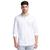 Being Human Slim Fit Men Collared Shirts-White