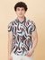 Being Human Men Slim Fit Shirts-Lt.Blue/Charcoal