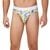 Being Human Men's White Prt Mid Rise Brief Underwear