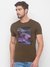 Being Human Regular Fit Men Crew Neck T-Shirts-Forest Green