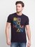 Being Human Regular Fit Men Crew Neck T-Shirts-Navy