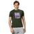 Being Human Regular Fit Men Crew Neck T-Shirts-Dk.Olive