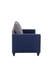 NEUDOT Saya Dual Color Sofa for Living Room |2 Persons Sofa|Premium Fabric with Cushioned Armrest | 3 Years Warranty|Solid Wood Frame|2 Seater in Saya Duo Blue Color
