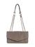 Dark Taupe Quilted Anning Convertible Crossbody Bag