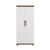 neudot Amber 2 Door - Leon Teak Finish Engineer Wood Multipurpose Wardrobe/Almirah/Organiser/Cupboard with 1 Hanger Stand, for Cloths and Storage - 4 Shelves