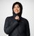 Women Black Heavenly Hooded Omni Heat Jacket