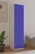 neudot Adona Engineered Wood Single Door Wardrobe - Blue
