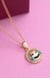 Estele Gold Plated Face with Tears of Joy Emoji Designer Pendant for Women