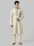 Ethnix By Raymond Beige Kurta With Churidar