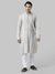 Ethnix By Raymond Medium Grey Kurta With Churidar