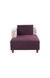 neudot Hailey Duet Fabric 1 Seater RHS Lounger in Floral Paradise Purple Colour