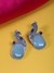 Firoza Megh Mayura Drop Earrings
