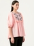 Albion Women Smart Premium Pink Blouson Top