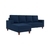 NEUDOT Roman LHS Sectional Sofa for Living Room |6 Person Sofa|Premium Fabric with Cushioned Armrest | 3 Years Warranty|Solid Wood Frame|6 Seater in Cobalt Blue Color