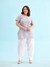 Go Colors Women's Solid White Cotton Salwar