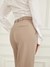 Guess Women Brown Solid Wide Leg High-Rise Flat Front Formal Trousers