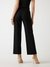 Guess Women Black Solid Straight High-Rise Flat Front Trousers