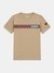Guess Boys Beige Printed Regular Fit T-Shirt