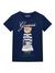 Guess Girls Secret Blue Printed Regular Fit T-Shirt