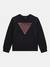 Guess Boys Jet Black A996 Logo Regular Fit Sweatshirt