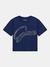 Guess Girls Secret Blue Embellished Regular Fit T-Shirt