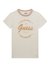 Guess Girls Beige Logo Regular Fit T-Shirt