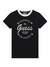 Guess Girls Jet Black A996 Logo Regular Fit T-Shirt