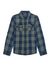 Guess Boys Indigo & Green Checks Regular Fit Shirt