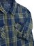 Guess Boys Indigo & Green Checks Regular Fit Shirt