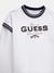 Guess Girls Pure White Printed Regular Fit T-Shirt