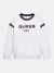Guess Girls Pure White Printed Regular Fit T-Shirt
