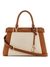 Guess Cognac Solid Anadela 3 Comp Satchel Bag