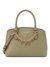 Light Musk Textured Zipper Jeanine Satchel Bag
