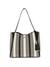 Guess Navy Multi Striped Nicolette Girlfriend Tote Bag