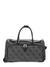 Guess Polyurethane Grey Printed Women Berta Wheeled Duffel Bag
