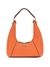 Guess Orange Solid Calista Top Zip Shoulder Bag