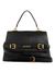 Women Black Solid Sestri Top Handle Flap Satchel Bag