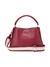 Red Textured Jarson Satchel Bag
