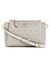 Guess Women's Grey PU Printed Crossbody Bag