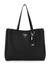 Black Solid Meridian Girlfriend Tote Bag