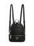 Guess Polyurethane Black Printed Women Manhattan Backpack