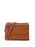 Guess Caramel Textured Calista Convertible Flap Crossbody Bag