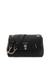 Black Textured Magnetic Snap Yesba Crossbody Bag