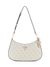 Bone Logo Monogram Polyurethane Noelle Top Zip Shoulder Bag