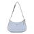 Guess Women's Blue PU Printed Shoulder Bag