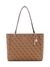 Guess Women's Brown PU Printed Tote Bag