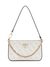 Bone Logo Monogram Polyurethane Noelle Mini Top Zip Shoulder Bag